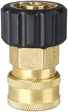Mässing M22 Hanadapter för trädgårdsslang till högtryckstvätt 1/4 (14mm (ID))