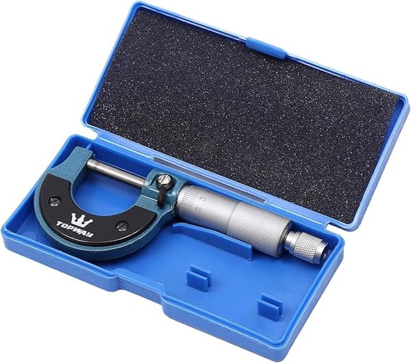 Mätmikrometer 0-25mm Hög Precision Metallurgisk Teknik och Bilmekaniker Mätverktyg