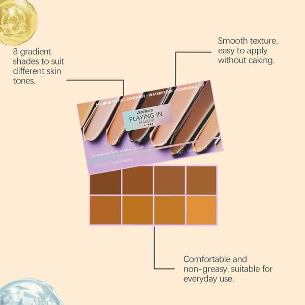 NY 11g/box Mörk Matt Gradient Concealer Lätt, Bekväm, Matt Långvarig Concealer Stick