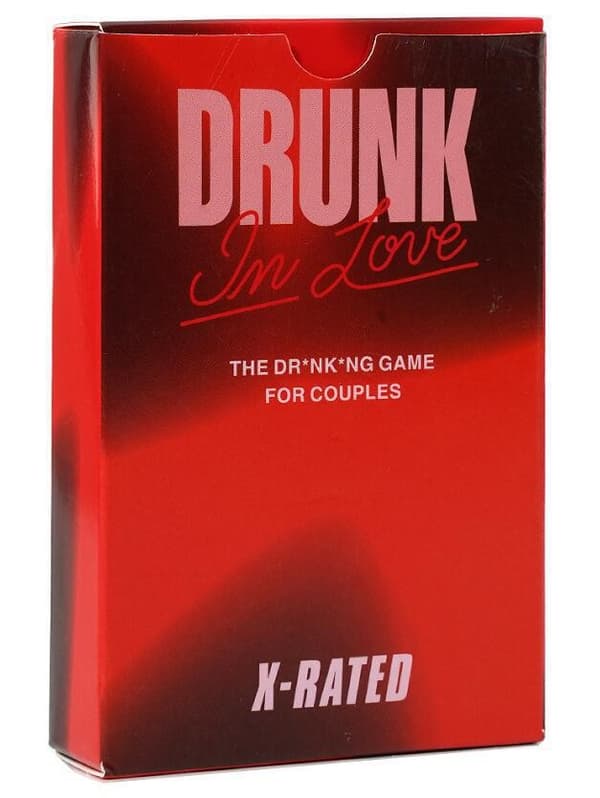 Kinkies Get Legless Hauska juomapeli Drunk in love Punainen