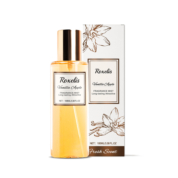 100 ml/låda Vanilj Äpple Romantisk Kroppsdoft Nisch Fräsch Doft Kroppsspray med Långvarig, Elegant Parfym