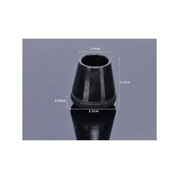 20-pack stolsbensskydd, filtelastiska stolsöverdrag, 14-20 mm stolsbensskydd