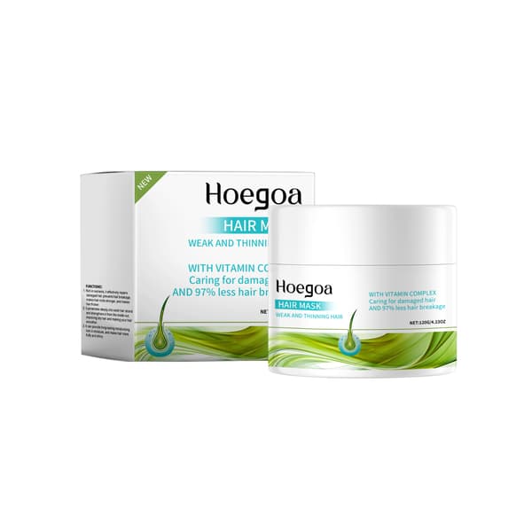 120g/æske Nærende Hårmaske - Fugter, Hydrerer og Forbedrer Hårets Volumen, Blødgør og Tilføjer Glans.