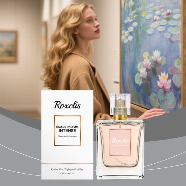50 ml/låda Rosdoft för kvinnor - Fräsch, långvarig, lyxig, bärbar rosdoft för daglig pendling