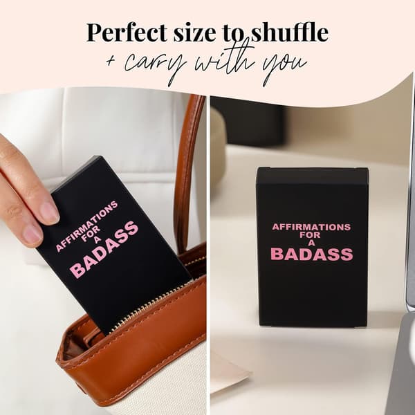 (Ny) Badass Affirmationskort - Daglige motivationskort til kvinder