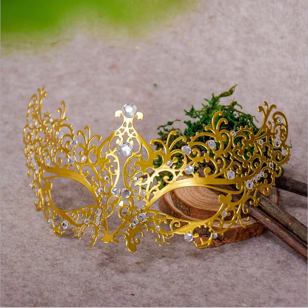Halloween-pynt, blonder i blonder, maskerade masker, blonder