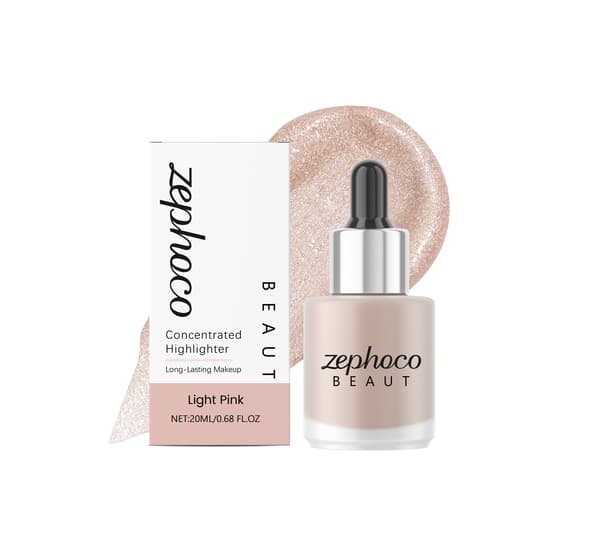 NY 20ml/æske Highlighter (Lyserød) - Naturlig, lysende og langtidsholdbar makeup til hverdagsansigtsmakeup.