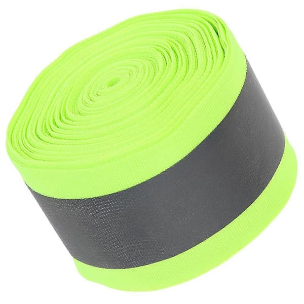 1 rulle sy-på reflekterende stofstrimmel reflekterende webbing høj synlighed reflekterende stofstrimmel