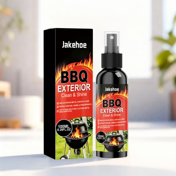 100 ml/boks BBQ Grillrens og Glansmiddel - Utendørs Piknik BBQ Grillrens og Oljefjerner og Restaureringsmiddel