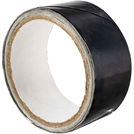 Högtemperatur svart aluminiumtejp