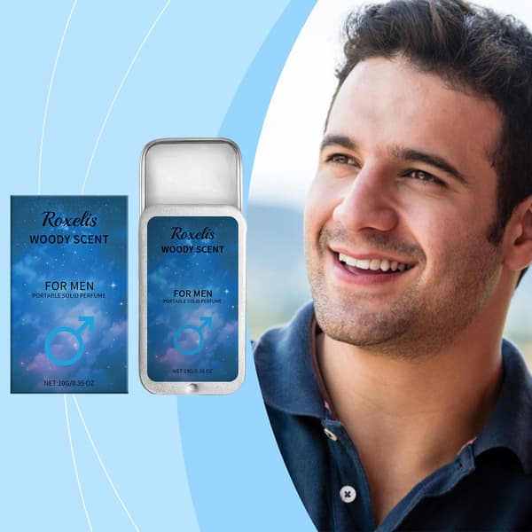 10g/æske Frisk Solid Parfume Balsam til Mænd, Langvarig Duft, Bærbar, Træagtig Solid Eau de Toilette