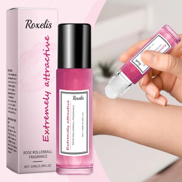 10 ml/æske Rose Roll-on Duft til Kvinder: Frisk og Let Duft, Charmerende og Langvarig, Bærbar Parfume til Par og Dates