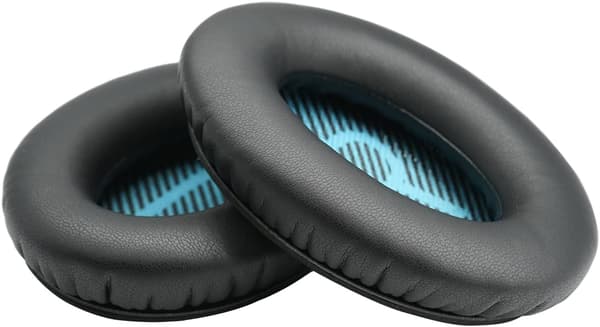 Sorte Øreputersett Bose QuietComfort 35 QC35 Hodetelefonputer Kåper Erstatning