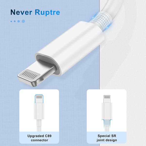 Apple Lightning till USB-kabel (2 m) | MD819ZM/A