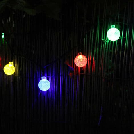 Chendyy 60 LED Kvadratisk Ball 11m 8 Moduser