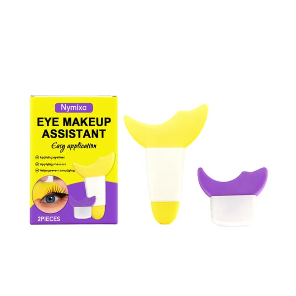 1 st/förpackning Ögonmakeupassistent. Denna ögonmakeupassistent är lämplig för att rita eyeliner, skapa påsar under ögonen och applicera lösögonfransar.