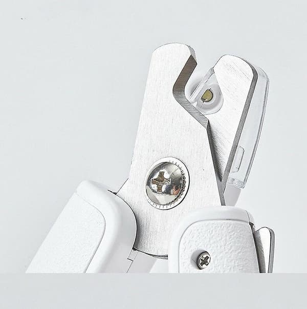 Katteklo-klipper med LED-lys foran