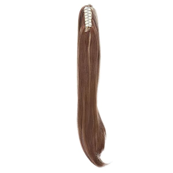 22\" lang glat hestehale-extension med klemme til kvinder light brown & blond