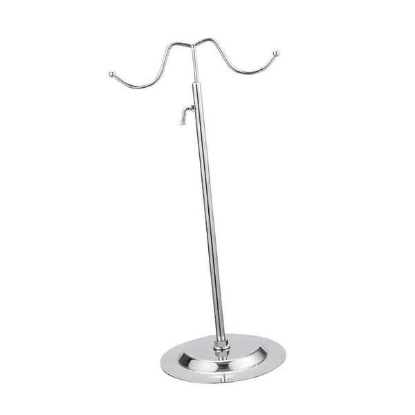Justerbart taske display stativ smykkeholder multifunktionel bordplade taske display