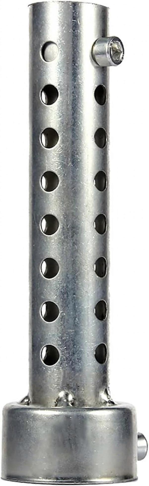 Sølv Motorsykkel Eksosboks Lyddemper Innsats Baffel Db 42mm X 140mm