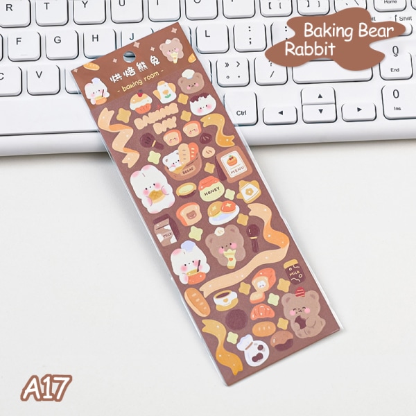 Kawaii Kpop Photocards dekorativa klistermärken Bärbar mobiltelefon A17