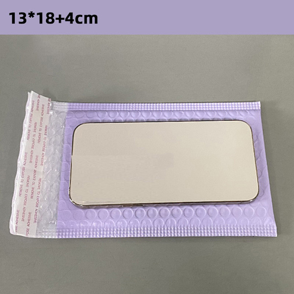 10st 13*18cm Lila Bubble Mailers Frakt Utskick Vadderad väska