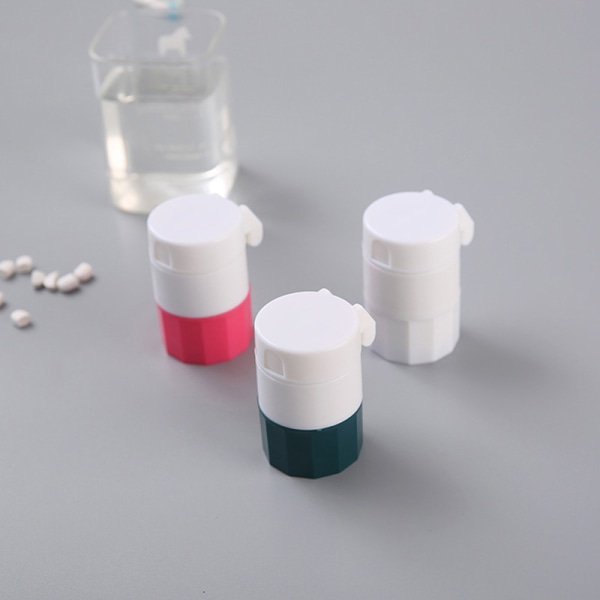 Random Color Portable Pill Case Medicin Splitter Pill ter Medi