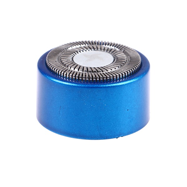 1st Bärbar Mini elektrisk rakapparat för män Skäggtrimmerblad Re Blue