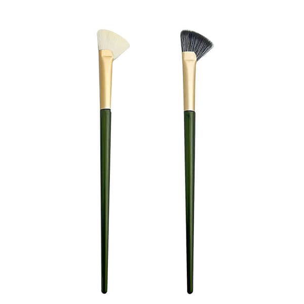 Halvfläktformad Nose Shadow Brush Nose Shadow Brush Beauty Tool Black