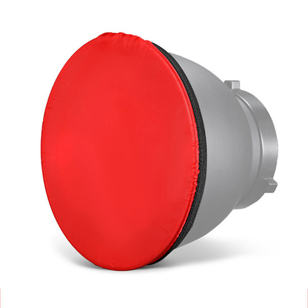 Blixt 55 ° Standardskydd Soft Light Cover Cover Light Clo Red