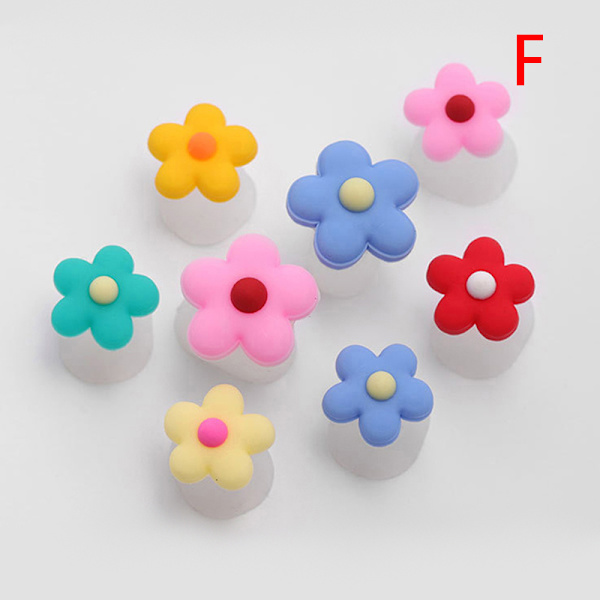 8 st Nail Art Toe Separator Silikon Fot Tår Separatorer Gel F F