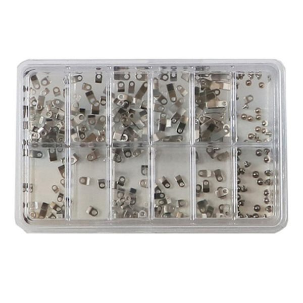 240st 10 Storlek Watch Movement Case Clamp Fixing Adapter Säker