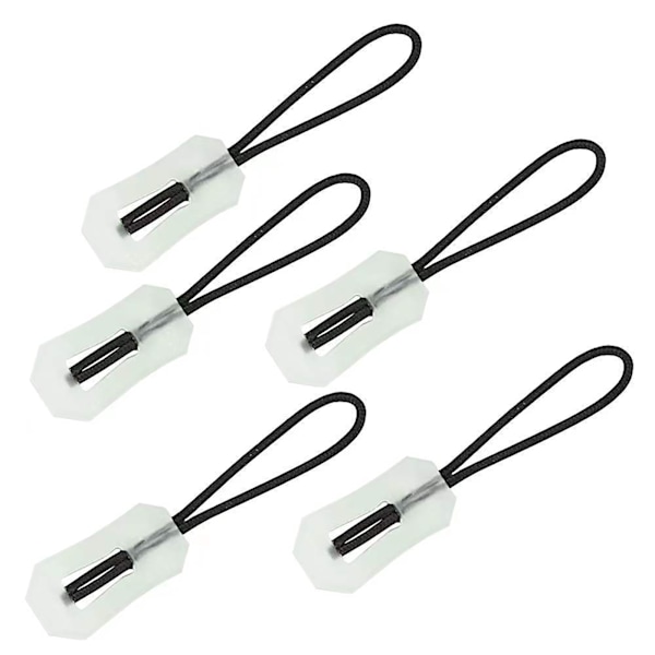 5 st/ set Luminous Zipper Pull Kit Markers Glow In The DarkNight black