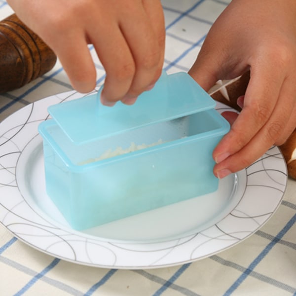 Rektangel Sushi Mould Köksprylar DIY Bento-verktyg Blue