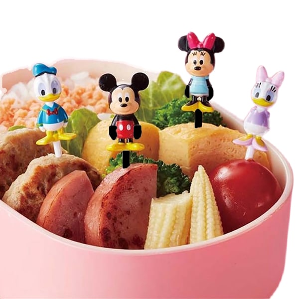 4st Mini Kids Animal Fruit Picks Forks Lunchbox Tillbehör De