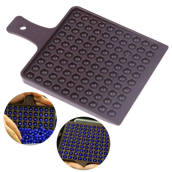 100 Hål Räknarbricka Tablett Counterphary Plate Dispenser Medi
