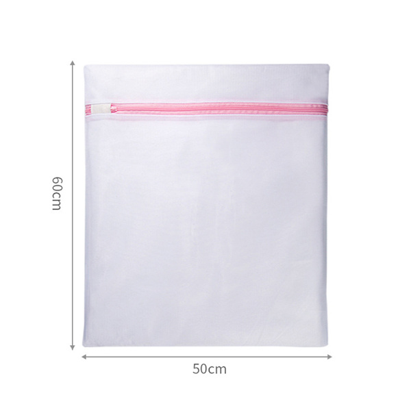 3 Storlek Dragkedja Mesh Tvättväskor Vikbara underkläder strumpor 50x60cm