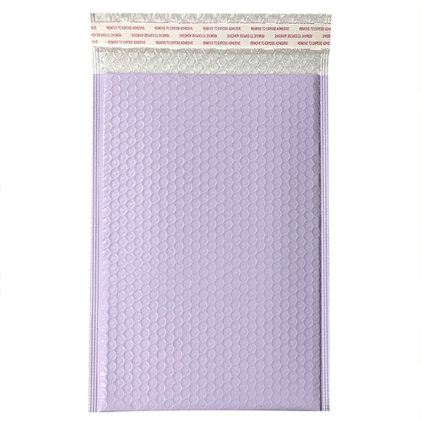 10st 13*18cm Lila Bubble Mailers Frakt Utskick Vadderad väska