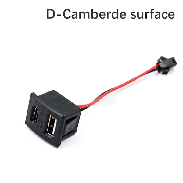 Dubbellager USB honbas typ-C power med A