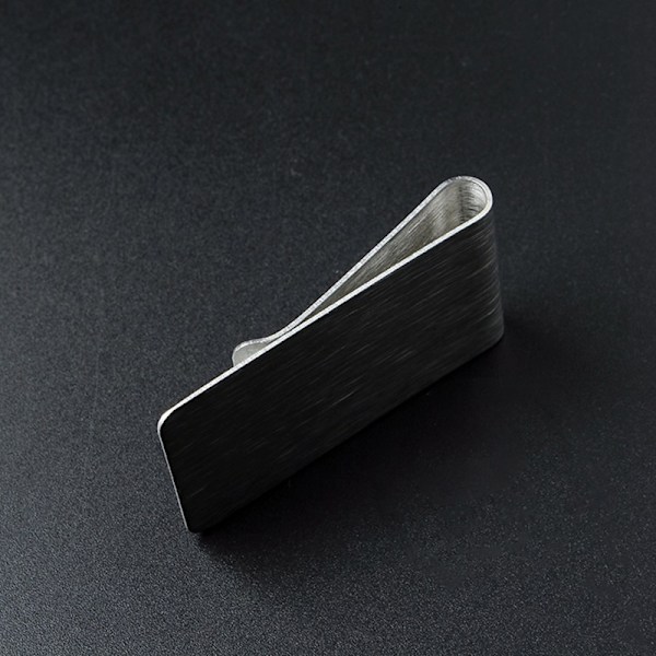 Högkvalitativ metall pennhållare Money Clip Mode Simple Cash Cl A2