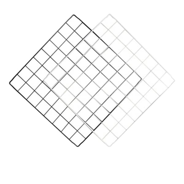 Multifunktionellt svart 35x35cm Mesh Kombinationsförvaring DIY-nät Black