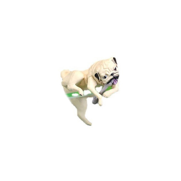 Kreativa hundprydnader för akvarium PVC Kawaii tecknade hundar Cli A1
