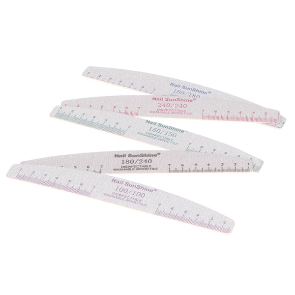 10 st Multi Grit trä nagelfilar tjockt trä sandpapper C:180/180
