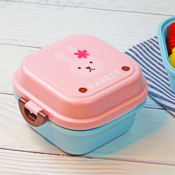 Lunchbox Barn Snack Box Lager Lunchbox Bärbar mikrovågsugn Red