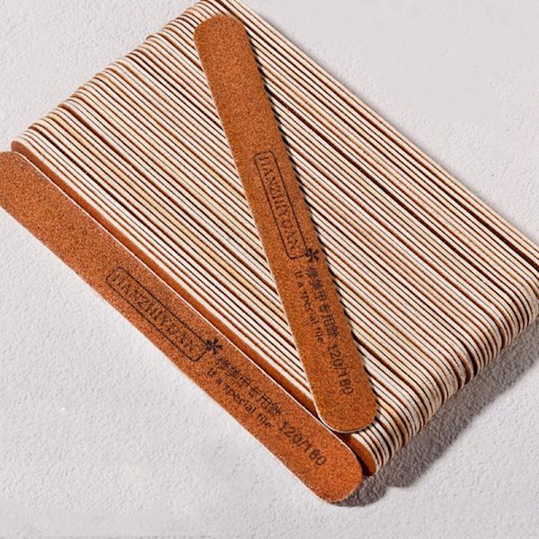 10st Nagelfil Nail Art Slipning Buffer Manikyr Pedikyr Coffee
