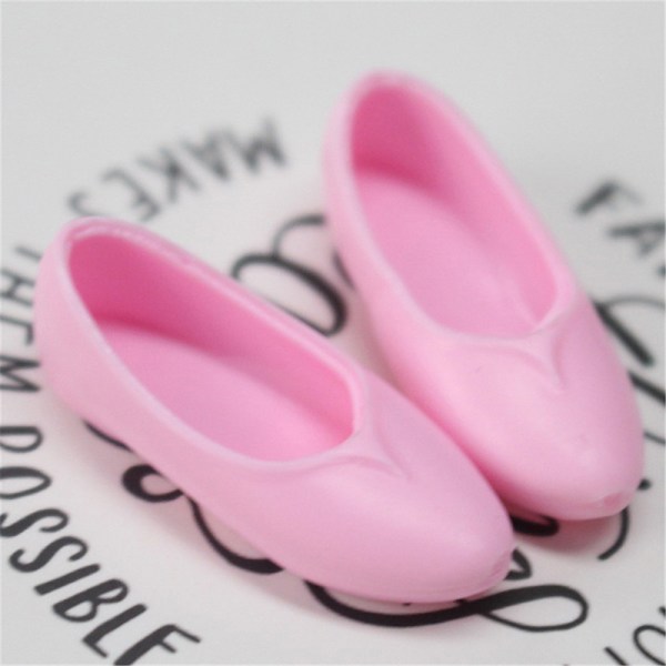 Barbie Skor Sandaler Docka Skor För BJD Dockor Platta klackar Sandal A