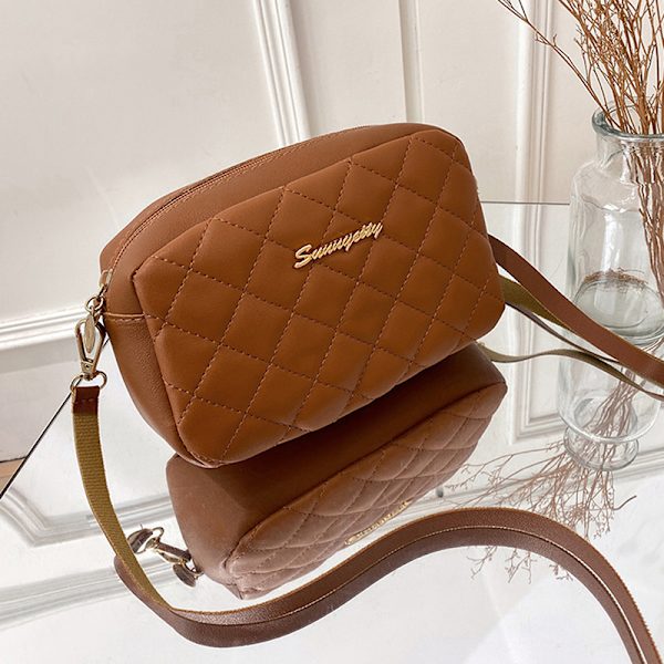 Mode Casual Crossbody-väskor för damer Lyxiga tofs Brown