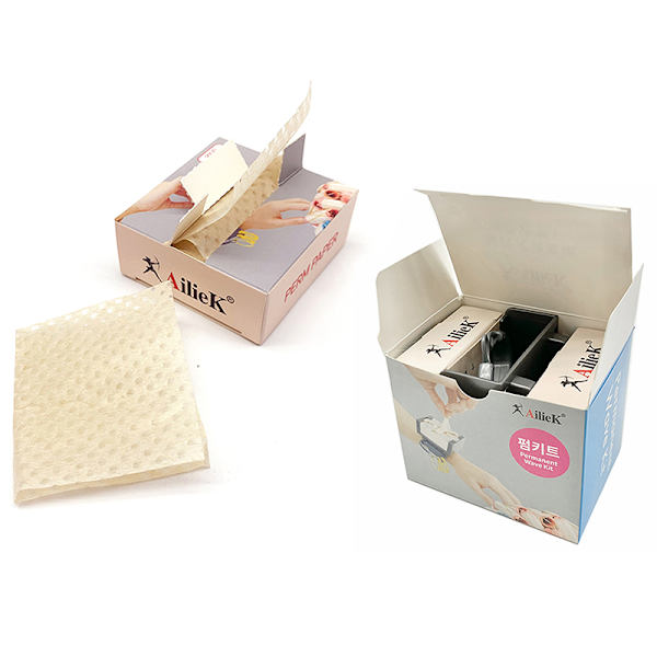 200/400 ark hårrullare Perm Papper Värmebeständig Blanchering 400pcs and wristrest