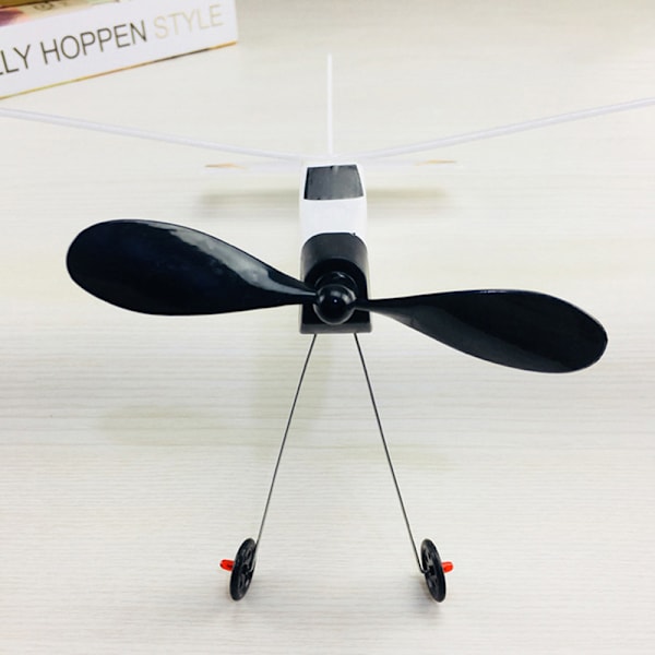 Gör-det-själv flygplansmodell Hand Kasta Leksaker Studenter Flying Glider Rubbe