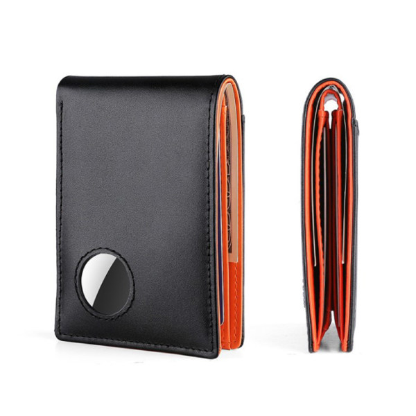 RFID-blockerande kreditkortshållare för män Plånbok i äkta läder f A2